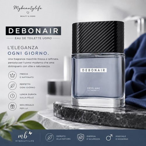 Debonair eau toilette uomo - de,